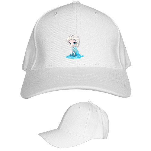 Kids' Baseball Cap 6-panel - elsa frozen chibi - Mfest