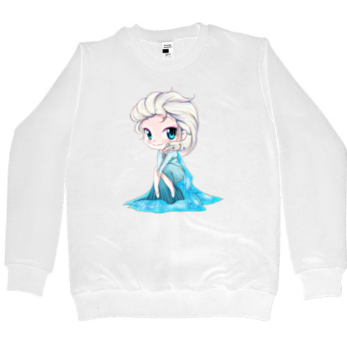 Свитшот Премиум Мужской - elsa frozen chibi - Mfest