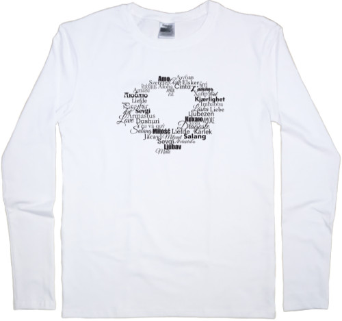 Men's Longsleeve Shirt - "kohayu" with different language - Mfest