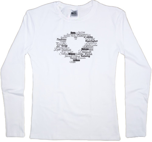 Women's Longsleeve Shirt - "kohayu" with different language - Mfest