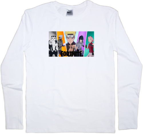 Men's Longsleeve Shirt - Fortnite Naruto 2 - Mfest