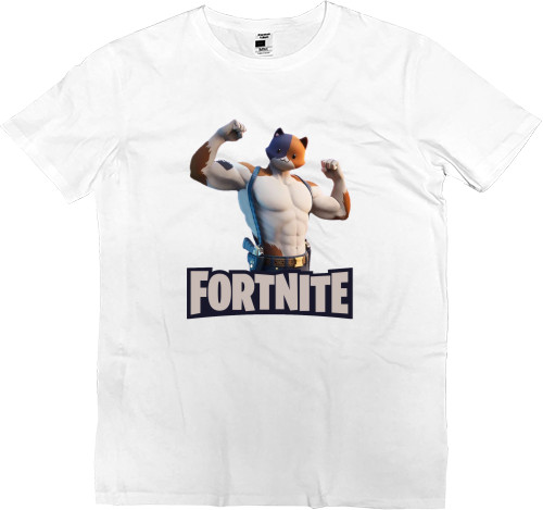 Men’s Premium T-Shirt - Fortnite Meowscles - Mfest