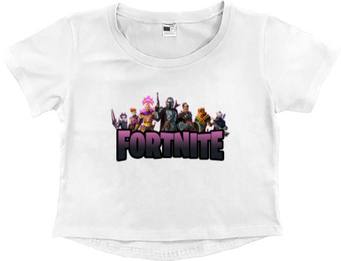 Women's Cropped Premium T-Shirt - fortnite chapter 2 season 5 - Mfest