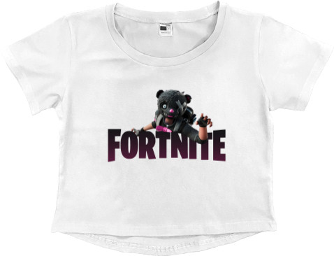 Women's Cropped Premium T-Shirt - fortnite by puekkers - Mfest