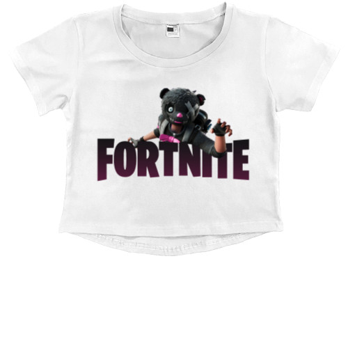 Kids' Premium Cropped T-Shirt - fortnite by puekkers - Mfest