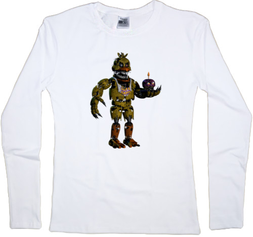 Women's Longsleeve Shirt - five nights at freddy's 4 - Mfest