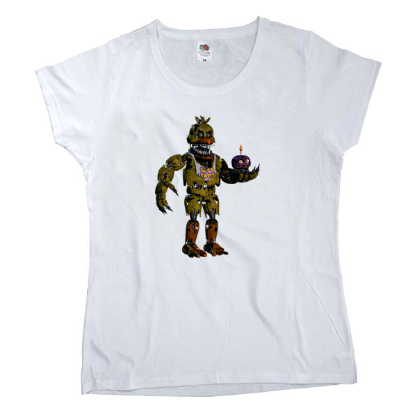 Women's T-shirt Fruit of the loom - five nights at freddy's 4 - Mfest