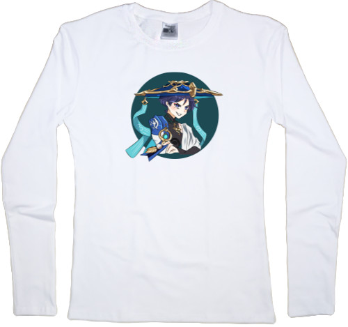 Women's Longsleeve Shirt - Genshin Impact Scaramouche 4 - Mfest