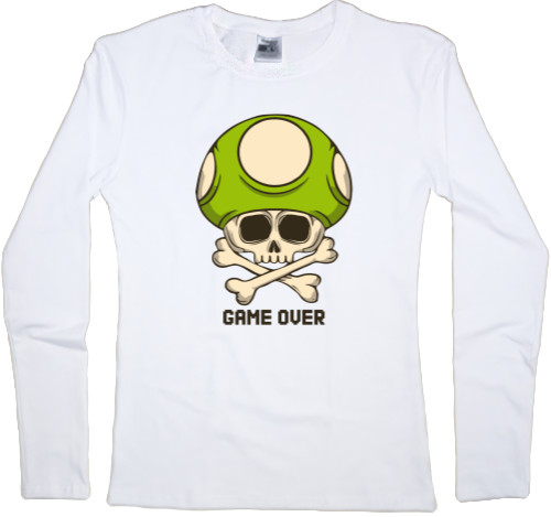 Women's Longsleeve Shirt - GAME OVER - Mfest