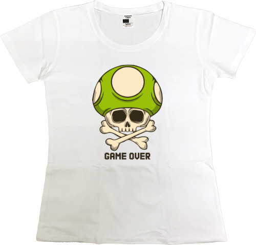 Women's Premium T-Shirt - GAME OVER - Mfest