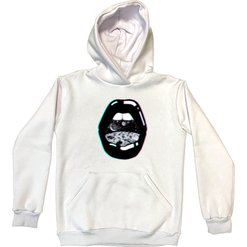 Kids' Premium Hoodie - GALAXY LIPS - Mfest