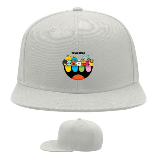 Snapback Baseball Cap - toca boca 10 - Mfest