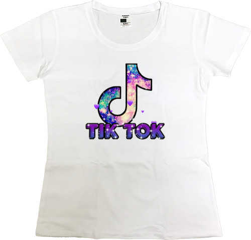 Women's Premium T-Shirt - tik tok - Mfest