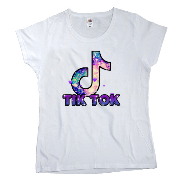 Women's T-shirt Fruit of the loom - tik tok - Mfest