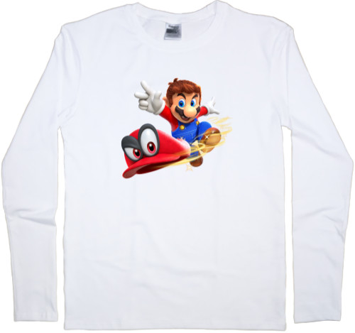 Men's Longsleeve Shirt - Super Mario Odyssey - Mfest