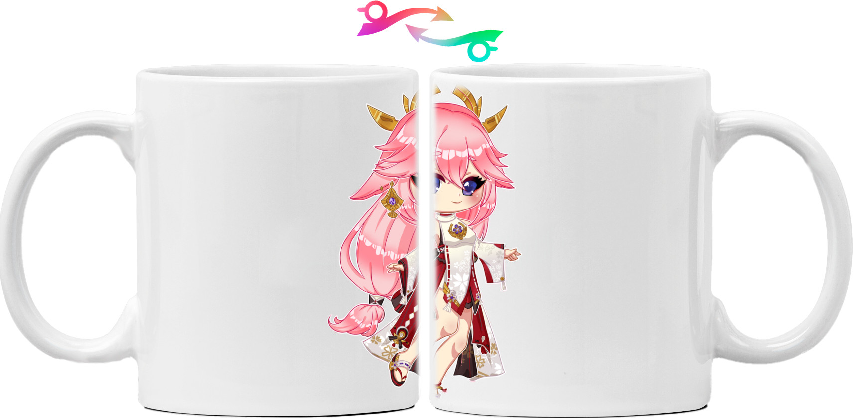 Mug - genshin impact yae miko 5 - Mfest