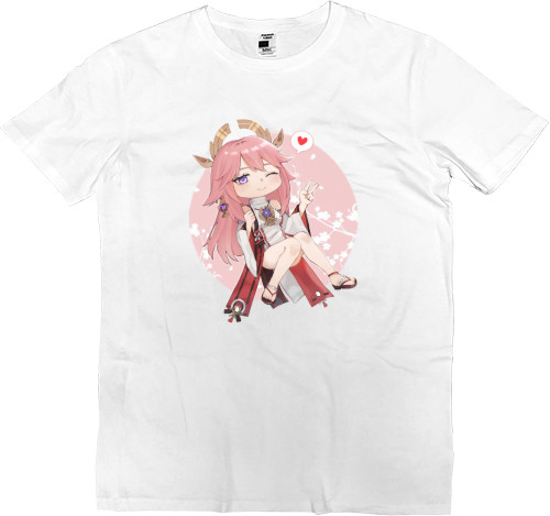 Kids' Premium T-Shirt - genshin impact yae miko 4 - Mfest