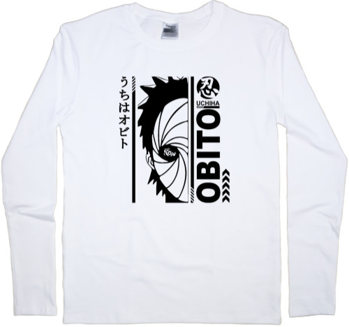 Футболка з Довгим Рукавом Чоловіча - Uchiha Obito 5 - Mfest