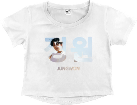 Women's Cropped Premium T-Shirt - jungwon enhypen 3 - Mfest