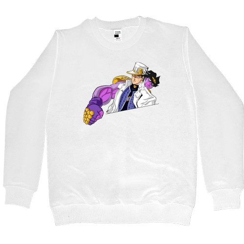 Women's Premium Sweatshirt - Jotaro Kujo and Star Platinum - Mfest