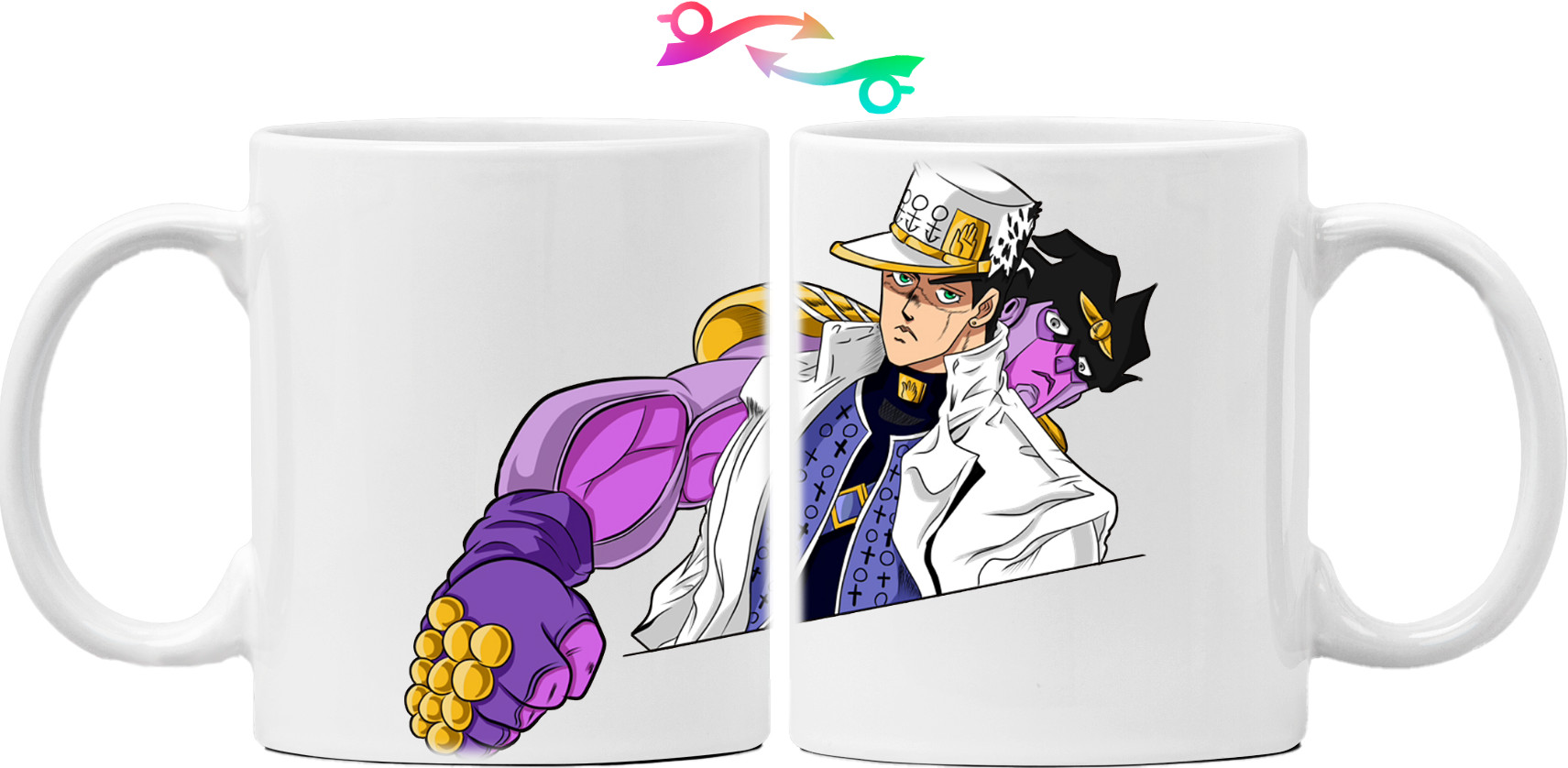 Кружка - Jotaro Kujo та Star Platinum - Mfest