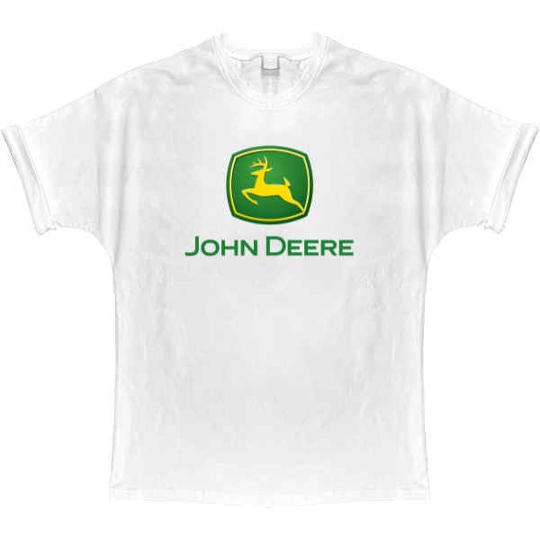 Футболка Оверсайз - john deere logo - Mfest