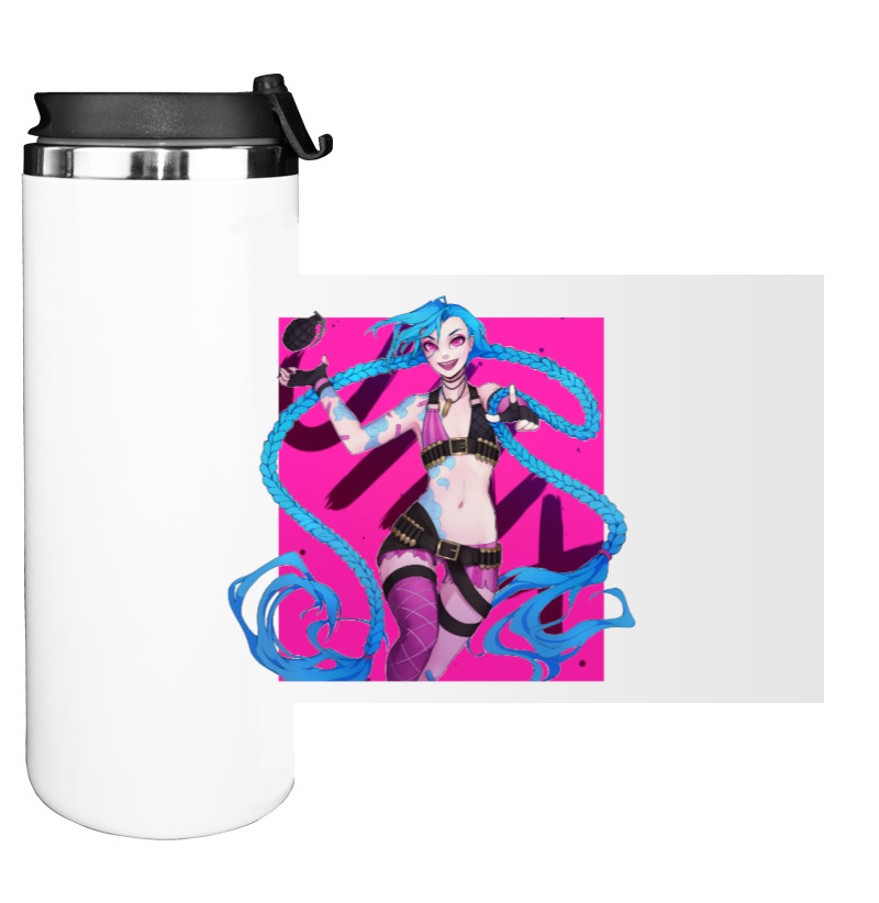 Water Bottle on Tumbler - jinx 5 - Mfest