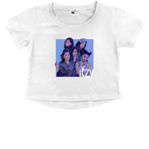 Kids' Premium Cropped T-Shirt - itzy 2 - Mfest