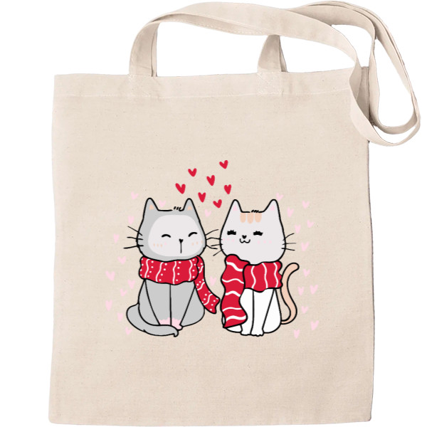 Tote Bag - Kittens In Love - Mfest