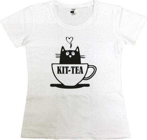 Футболка Преміум Жіноча - kit-tea - Mfest