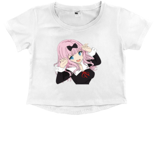 Kids' Premium Cropped T-Shirt - Kaguya sama Love Is War - Mfest