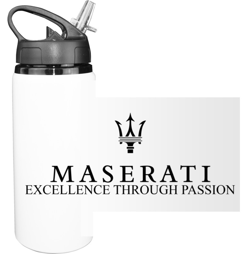 Sport Water Bottle - maserati logo - Mfest