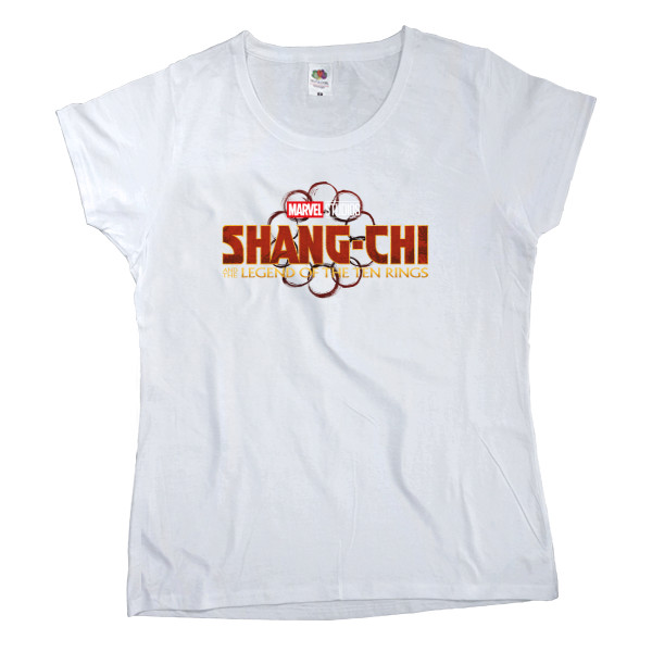 Футболка Классика Женская Fruit of the loom - Marvel Shang-Chi logo - Mfest