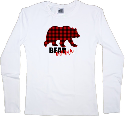 Women's Longsleeve Shirt - mama bear - Mfest