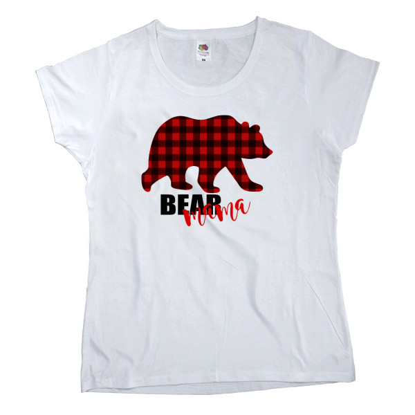 Women's T-shirt Fruit of the loom - mama bear - Mfest