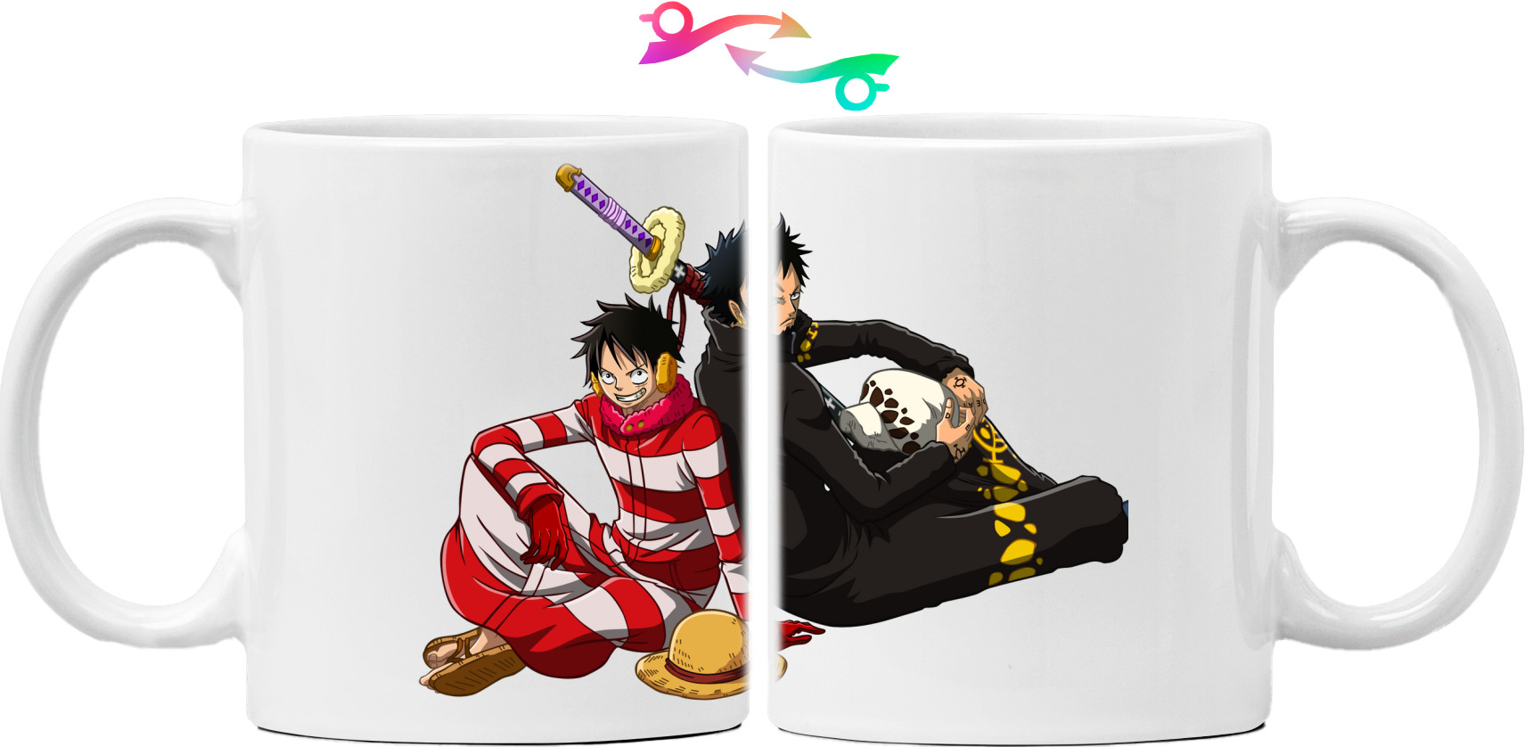 Luffy and Law