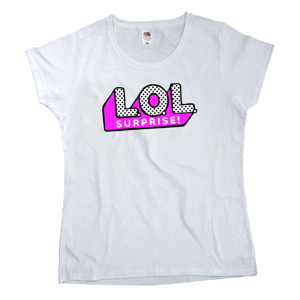 Women's T-shirt Fruit of the loom - lol logo - Mfest