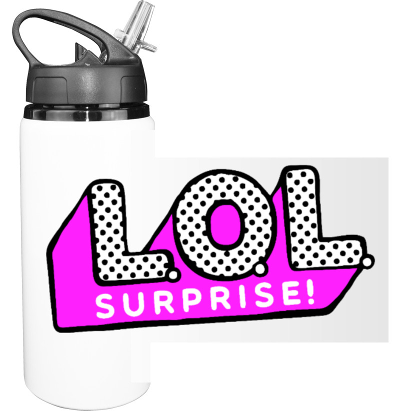 Sport Water Bottle - lol logo - Mfest