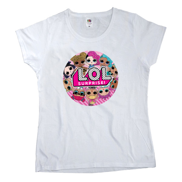 Women's T-shirt Fruit of the loom - lol 3 - Mfest