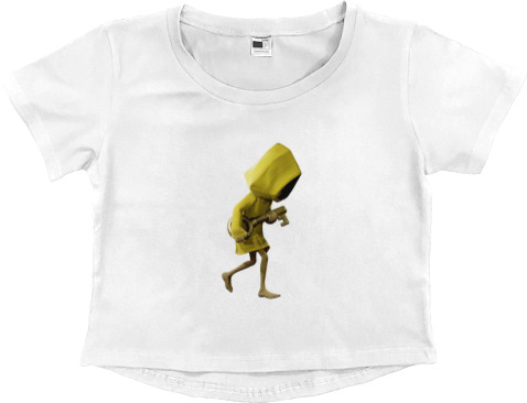 Women's Cropped Premium T-Shirt - Little Nightmares. key - Mfest