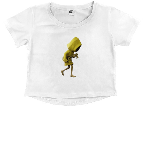 Kids' Premium Cropped T-Shirt - Little Nightmares. key - Mfest