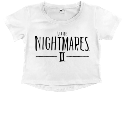 Kids' Premium Cropped T-Shirt - Little Nightmares LOGO - Mfest