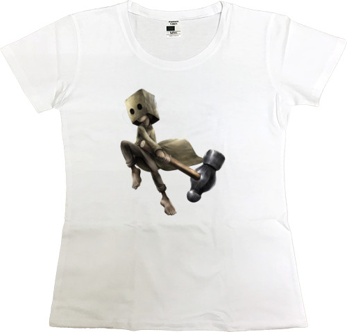 Women's Premium T-Shirt - Little Nightmares 2 Mono 3 - Mfest