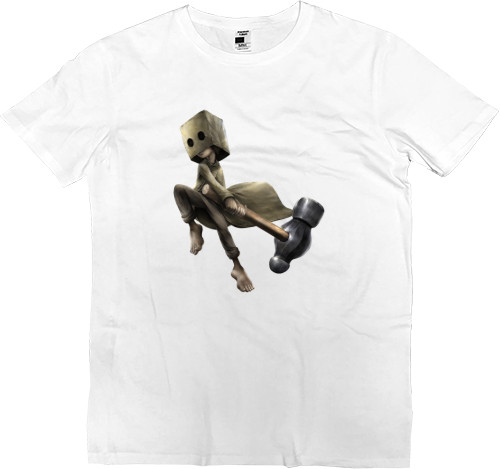 Men’s Premium T-Shirt - Little Nightmares 2 Mono 3 - Mfest