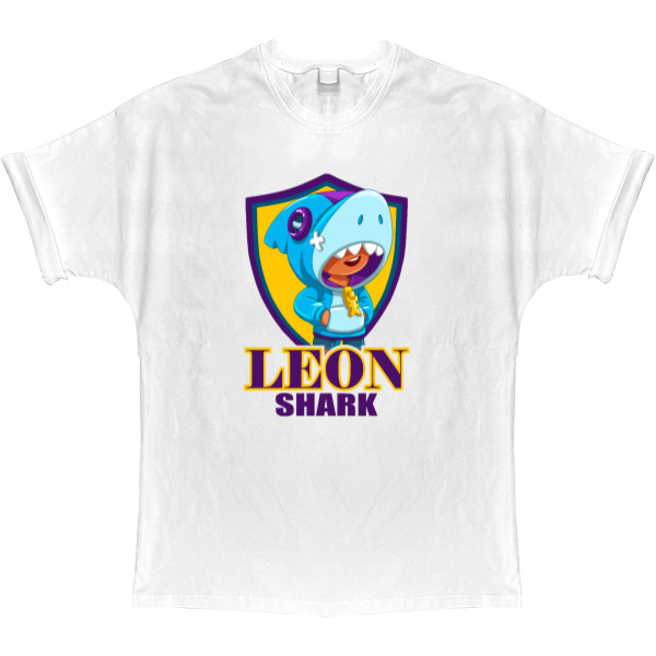 T-shirt Oversize - LEON SHARK - Mfest