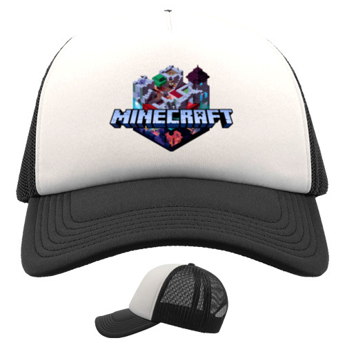 Trucker Cap - minecraft logo - Mfest