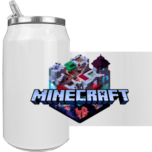 Aluminum Can - minecraft logo - Mfest