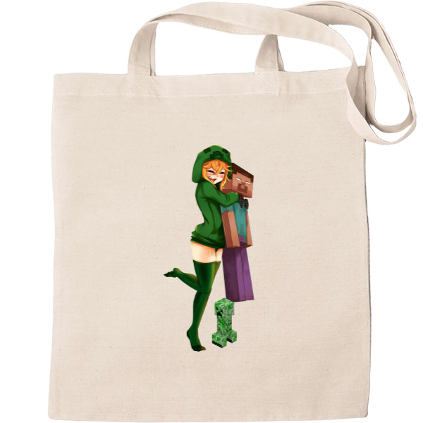 Tote Bag - minecraft anime girls 3 - Mfest