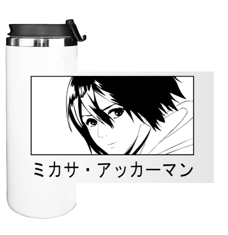 Water Bottle on Tumbler - Mikasa Attack on titan - Mfest