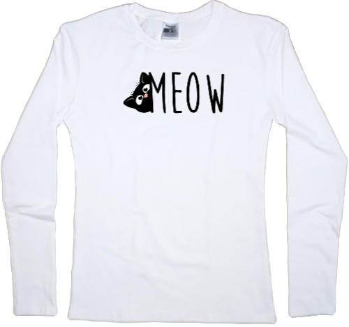 Women's Longsleeve Shirt - MEOW - Mfest